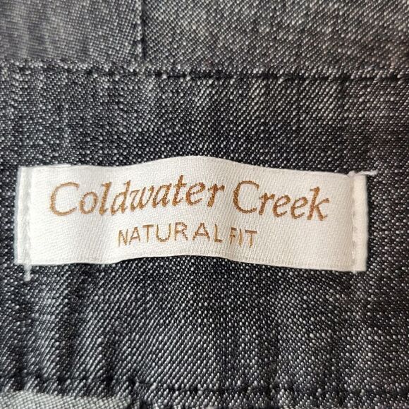 Coldwater Creek Plus Size Petite Dark Gray Walking Shorts - Picture 3 of 10